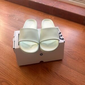 Lululemon Mint Green Slides